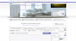 Desktop Screenshot of dmaisons-provence.com